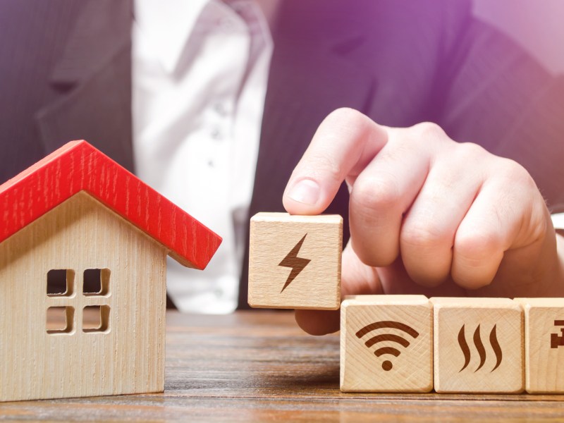 House With Home Service Utilities Blocks Installation Of Communications