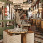 Interior photo of Florentine an italian restuarant in spain.