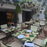 An exterior shot of the restuarant El Pimpi in Marbella.