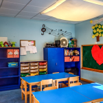 Inside a classroom in a nursery
